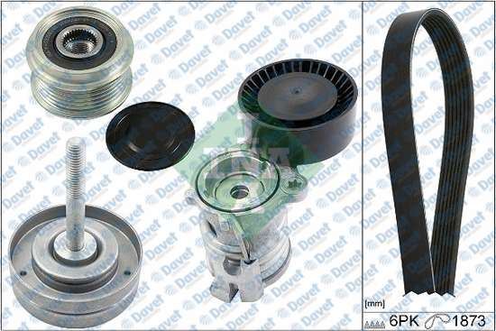 INA 529009020 V Kayis Seti Polo 1.2 12v 02>14 Skoda Fabia 1.2 12v 03>14 Seat Ibiza 1.2 12v 06>